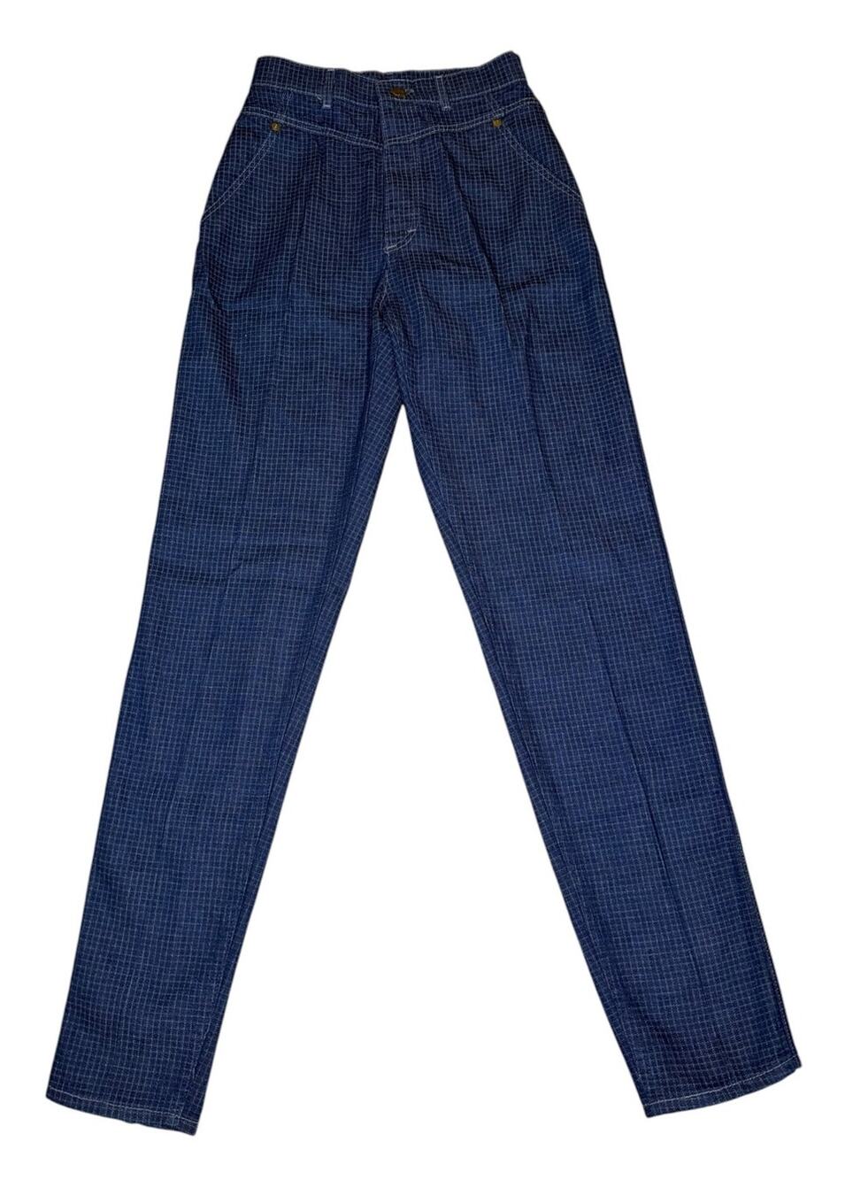 Vintage 90s Lee Blue Pinstripe Denim Jeans